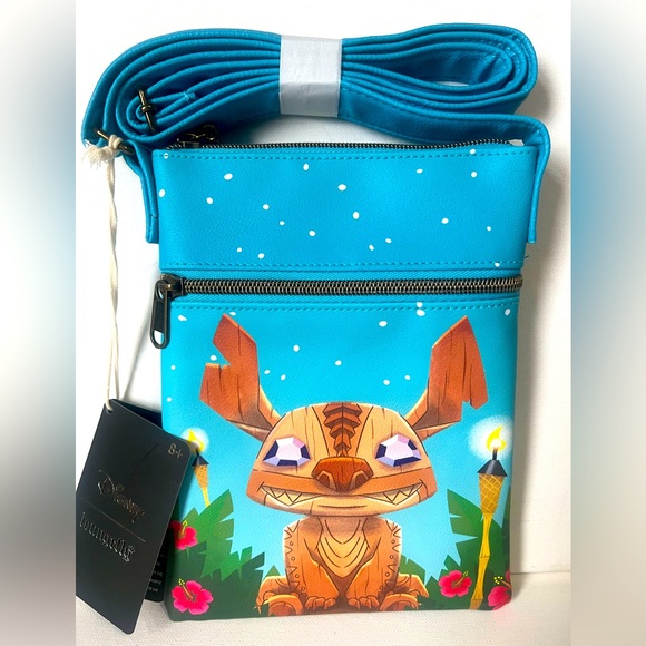 Loungefly Handbags - Loungefly - Disney Stitch Tiki Passport Bag - Entertainment Earth Exclusive NWT